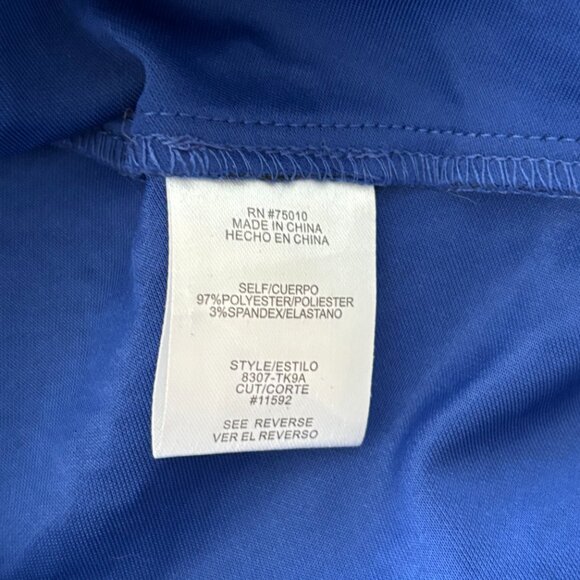 Jodi Kristopher Fit & Flare Formal Blue/Black Sz 3Jr Fitted Waist Band EUC - Picture 6 of 8